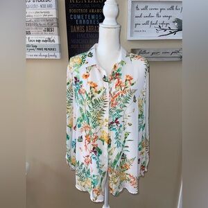 “City Streets” Button Down Top